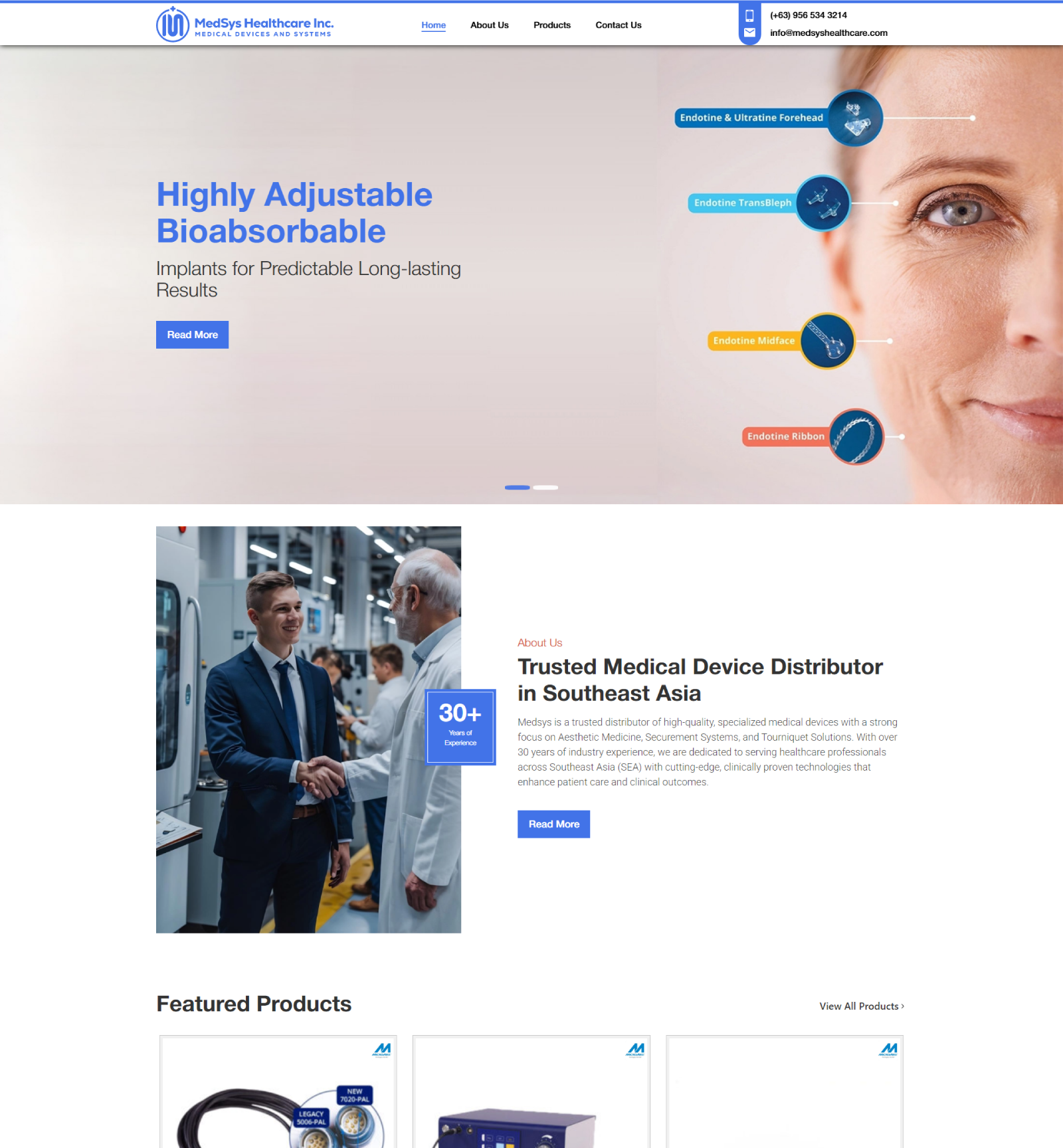 medsys-healthcare-website