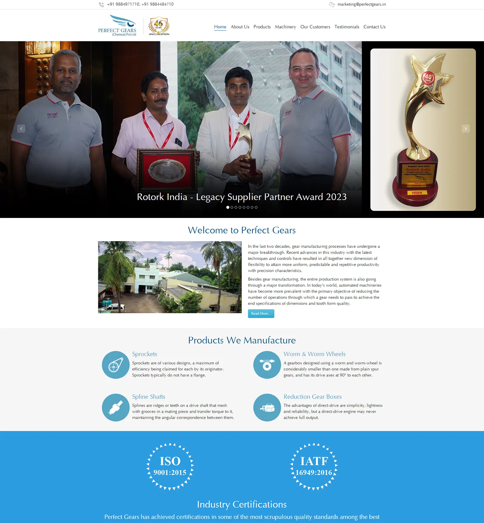 perfectgears-website